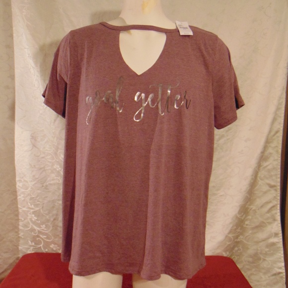 Lane Bryant Tops - NWT Lane Bryant "goal getter" tee shirt